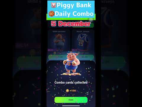 🐷Piggy Bank Daily Combo | 5 December #piggybank #daily #combo #Today #5december #basketballgame