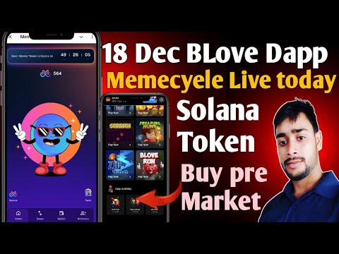 Memecyele loungepad live today | BLove Dapp letest update today | solana meme token buy pre Market