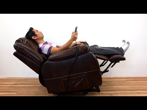 TackSpace Electric Lift Faux Leather Recliner Chair Assembly and Review