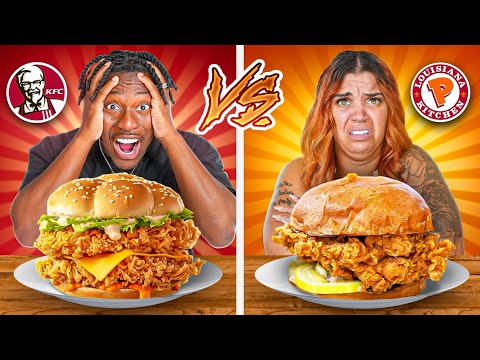 POPEYES VS KFC FOOD CHALLENGE