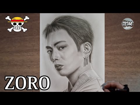 One Piece: Drawing Zoro, Mackenyu Arata from One Pice Live Action | jesar art