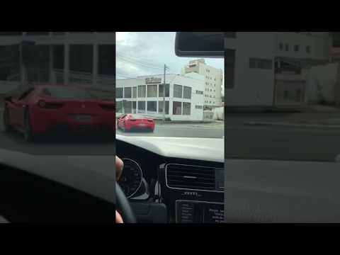 Extremely loud Ferrari 458 with Novitec exhaust!