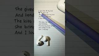 Let's sing and learn English : And I Love Her (Verse 1, Verse 2) | By : The Beatles #shorts