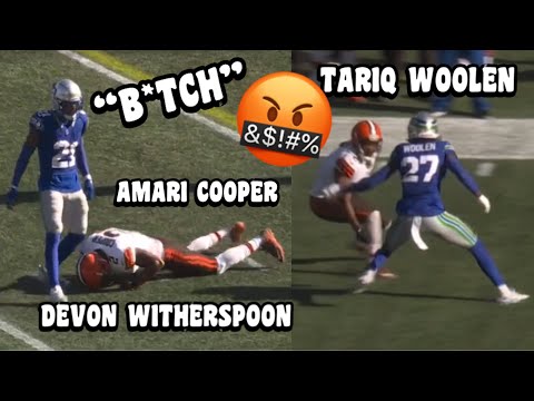 Amari Cooper Vs Devon Witherspoon & Tariq Woolen 🔥 (WR Vs CB) Browns Vs Seahawks 2023 highlights