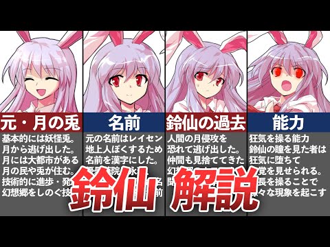 【東方】「罪を背負う狂気の兎」鈴仙・優曇華院・イナバを解説！