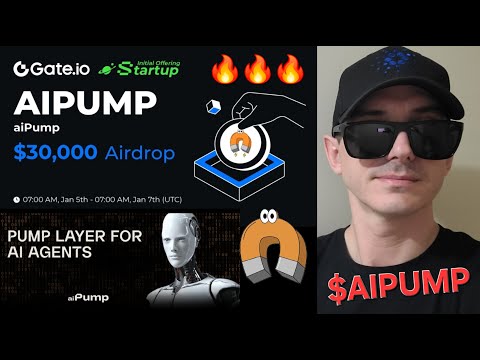 $AIPUMP - AIPUMP TOKEN CRYPTO COIN HOW TO BUY AI PUMP GATE SOLANA HYPERLIQUID BASE GATE.IO RAYDIUM