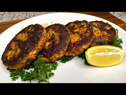 Salmon cakes recipe | Salmon croquettes recipe with fresh salmon