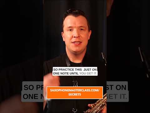 How To Play Staccato On Sax