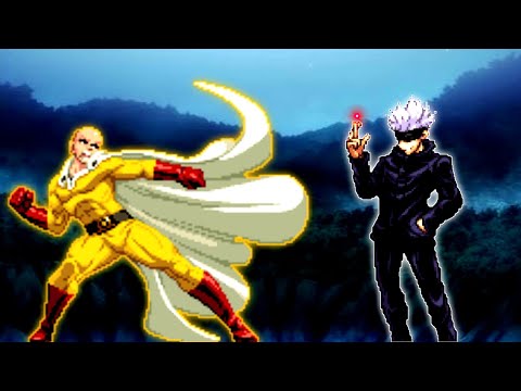 Accurate Saitama Serious Mode OP VS Gojo Six Eyes OP in Jump Force Mugen