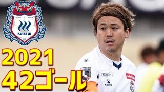 ザスパクサツ群馬　2021年全42ゴール　J2リーグ・天皇杯