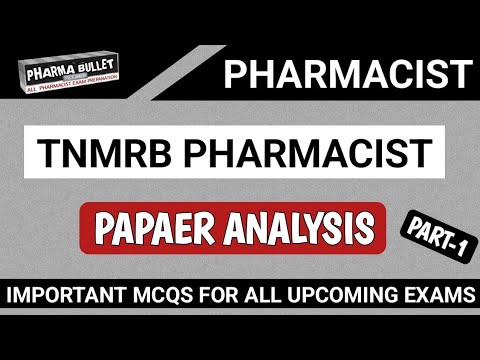 TNMRB Pharmacist 2023 Paper Solution | Pharmacist previous year question paper @MANISH06