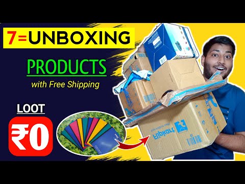 🔥Unboxing 100% Free Products | free products today | free sample products | free shopping apps