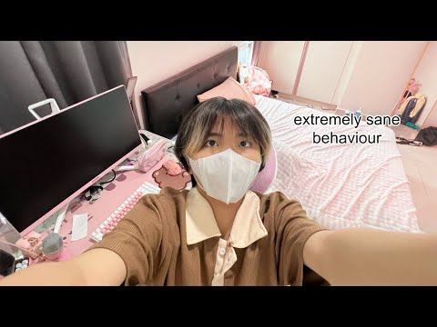 DORM ROOM TOUR but everything is pink (i am mentally unwell)