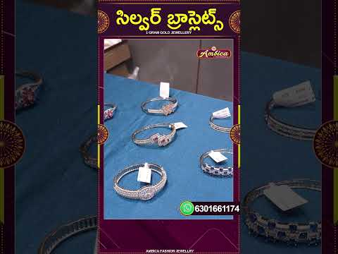 Silver Bracelets  | 1Gram Gold Jewellery | Ambica Fashion Jewellery #shorts