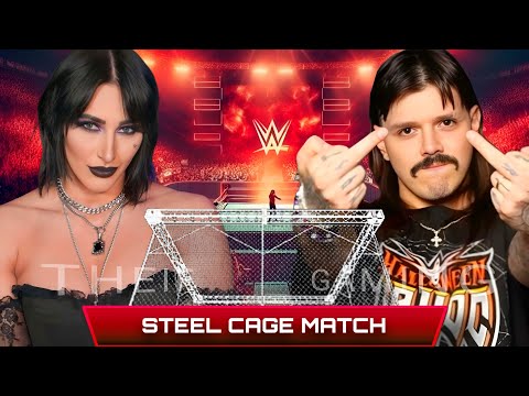 WWE 2K24 • STEEL CAGE MATCH - Rhea Ripley VS Dominik Mysterio | WWE