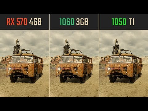 RX 570 4GB vs. GTX 1060 3GB vs. GTX 1050 Ti Metro Exodus