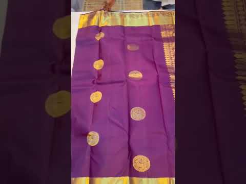 Kanchipuram woven classic wedding celebration pure silk saree