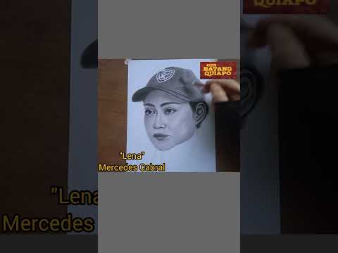 How to draw "Lena" Mercedes Cabral in FPJ's Batang Quiapo #shorts