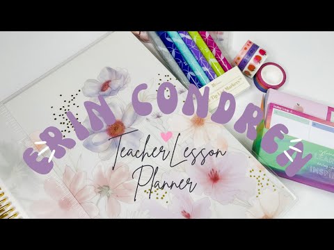 2023-2024 Erin Condren Teacher Lesson Planner Review