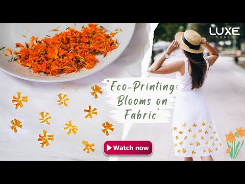 Blooms on Fabric: Nature's Artistry in Every Eco-print 🌼🌿#diy #craft #handmade #tutorial #trending