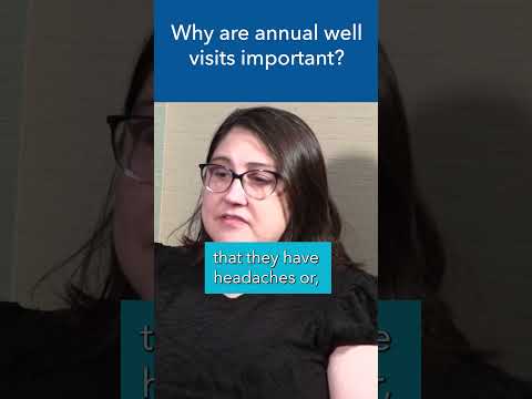 Why is an annual child well visit important? #shorts