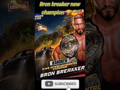 bron breaker new champion 🏆💪🏆#bronbreakker #summerslam2024