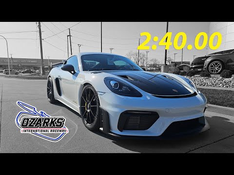 THE NOISE! Porsche Cayman GT4RS at Ozarks International Raceway