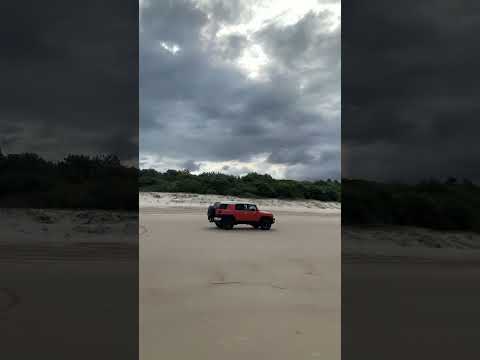 Bribie Island beach off-road driving