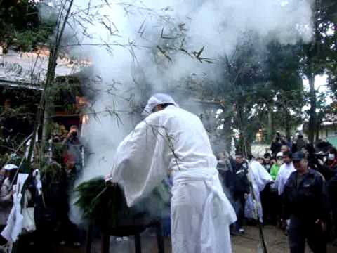 八千代・七百余所神社湯立て神事（平成22年小正月）