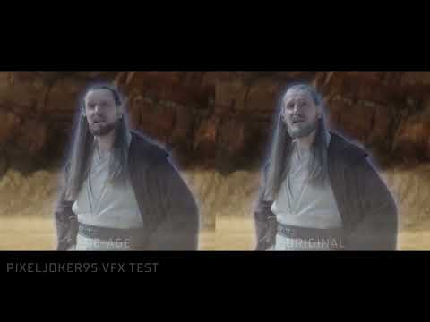 Qui-Gon Jinn de-aged VFX Test- Kenobi Fanedit