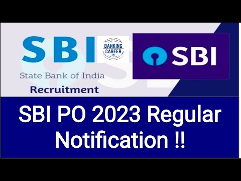 About SBI PO 2023 Notification!!