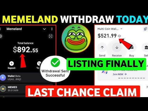 MEMELAND AIRDROP WITHDRAWAL  MEMELAND | LISTING ON HOTCOIN EXCHANGE | MEMELAND AIRDROP NEW UPDATE