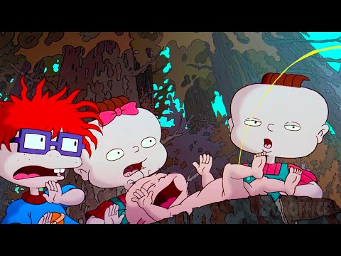 I bambini provano a cambiare il pannolino pieno di cacca | Rugrats - Il film | Clip in Italiano