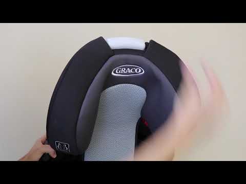 Graco® TurboBooster® TakeAlong™ How to Remove and Replace the Car Seat Cover