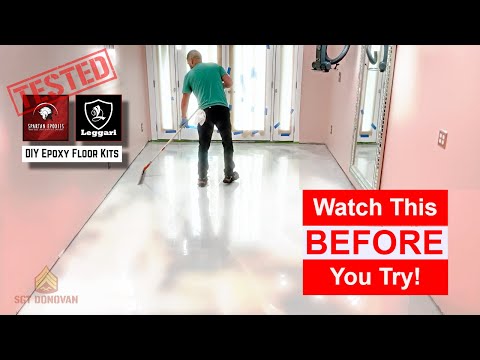 DIY Metallic Epoxy Floor Kit: Start to Finish Install by Beginners | Watch Before You Try!