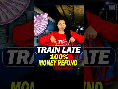 Train 🚂 Late ? 100% Money Refund #shorts