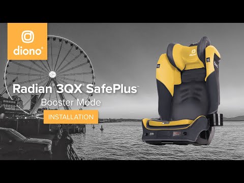 Diono® Radian® 3QX SafePlus™ | All-in-One Car Seat | Booster Mode Installation | 2020-Present