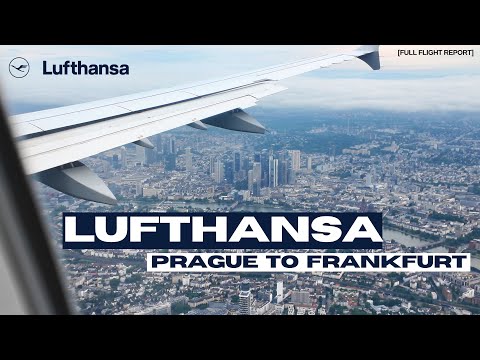 LUFTHANSA Airbus A321 Prague to Frankfurt | Flight Report