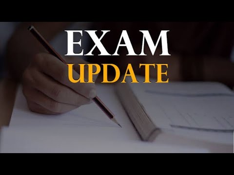 Dec 2020 Exam Update