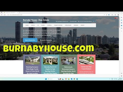 BurnabyHouse.com - How to Use