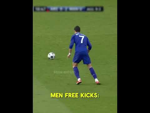 Women Freekicks V Men’s #soccerfans #soccer #footballfans #football #footballfunny #footballmemes