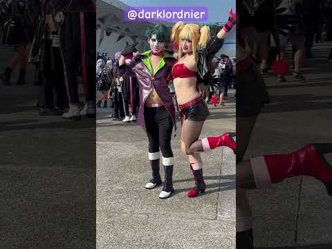 Suicide Squad Isekai Joker and Harley Quinn cosplay#joker#jokershorts#harleyquinn#harley#anime#coser