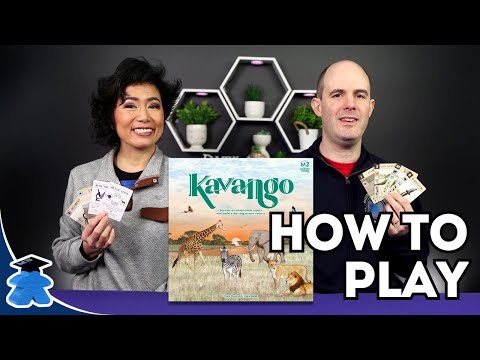 Kavango - 🐘🐒How to Play Board Game. Satisfying drafting, building your conservation.