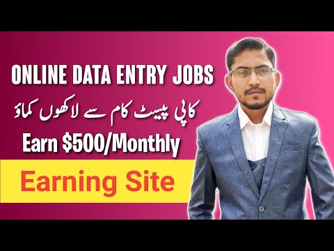 Online Data Entry Form Filling Jobs – New Earning Website today – Earn Money Online