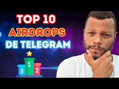 TOP 10 AIRDROPS DE TELEGRAM - NA MINHA LISTA.