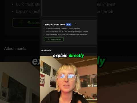 NEW Upwork Feature: stand out with a VIDEO! 🤩