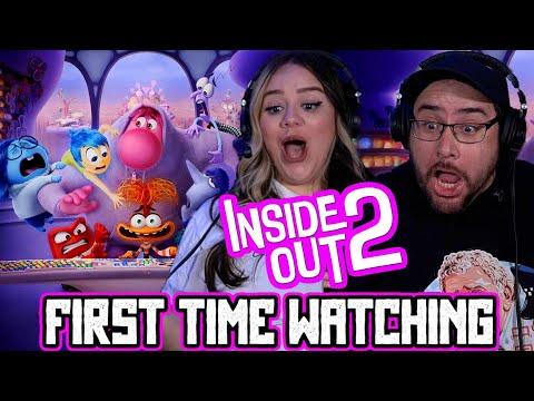 Inside Out 2 (2024) MOVIE REACTION | Our FIRST TIME WATCHING | Pixar | Disney