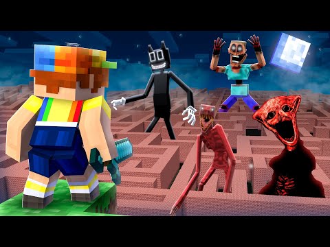 Escaping Minecraft’s SCARIEST Maze!