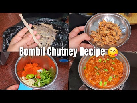 Bombil Chutney Recipe 😋 || Sukhe Bumble  Ki Chutney 👌