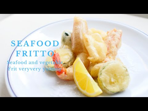 魚介と野菜のフリット｜Seafood fritto